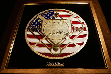 Golden Baseball Golden Patriot
