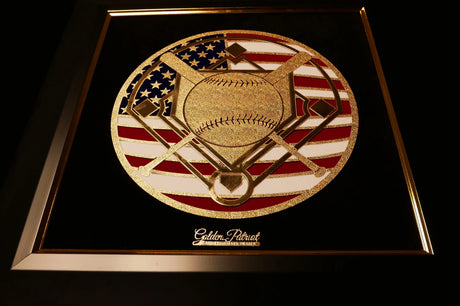 Golden Baseball Golden Patriot