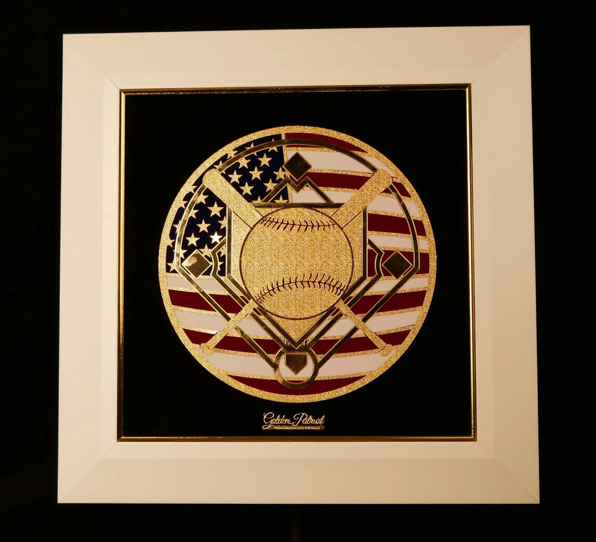 Golden Baseball Golden Patriot