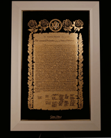 Golden Declaration of Independence Golden Patriot