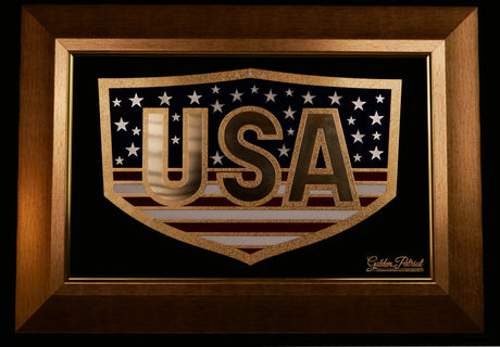 Golden USA - Full Color 24K Gold & 925 Silver Golden Patriot