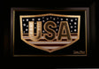 Golden USA - Full Color 24K Gold & 925 Silver Golden Patriot