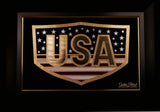 Golden USA - Full Color 24K Gold & 925 Silver Golden Patriot