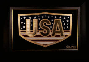 Golden USA - Full Color 24K Gold & 925 Silver Golden Patriot