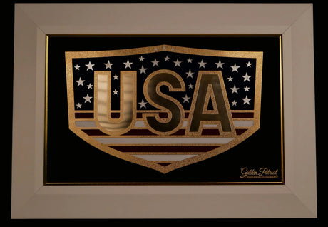 Golden USA - Full Color 24K Gold & 925 Silver Golden Patriot