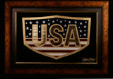 Golden USA - Full Color 24K Gold & 925 Silver Golden Patriot