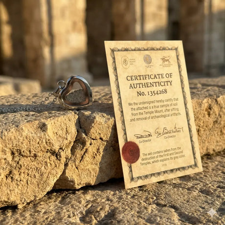 Heart of Unfailing Love Temple Mount Soil