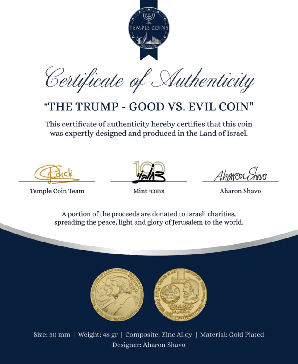 The Trump - Good vs. Evil Coin Holy Coins