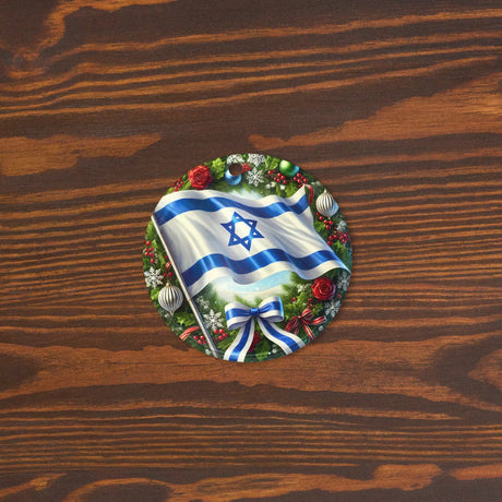 Israeli Flag Christmas Ornament The Israel Store