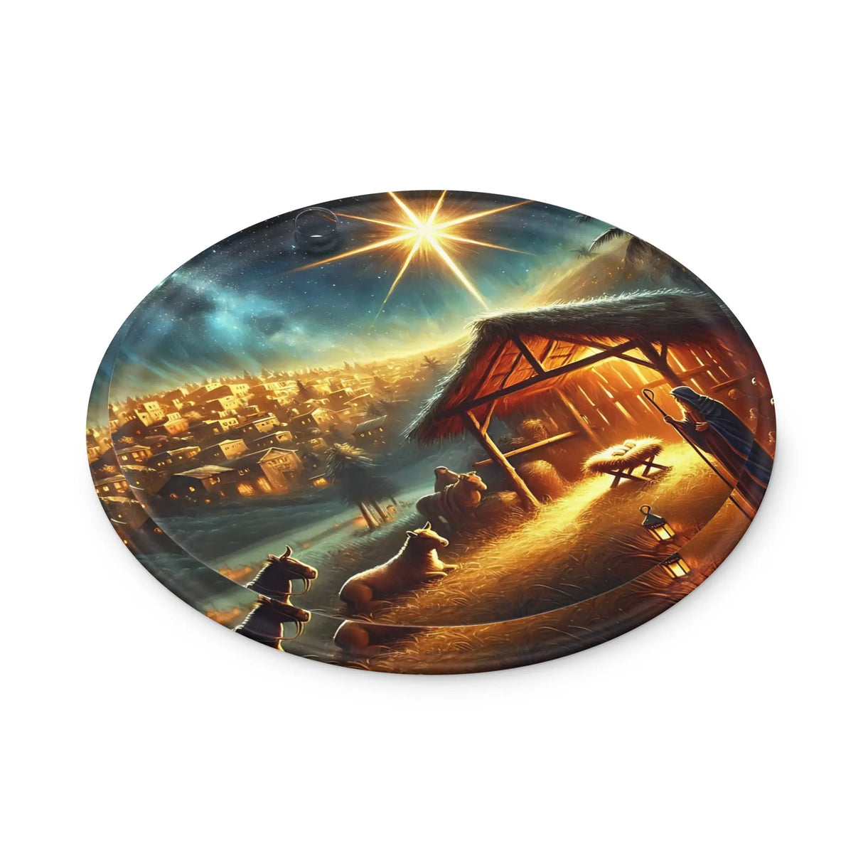 Bethlehem Nativity Scene Acrylic Ornament The Israel Store