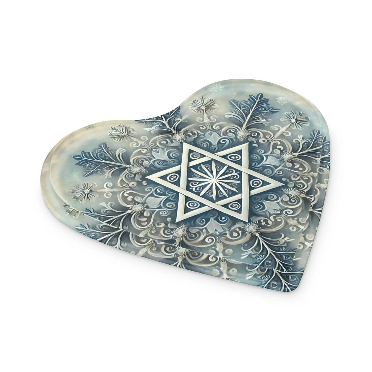 Star of David Snowflake Acrylic Ornament The Israel Store