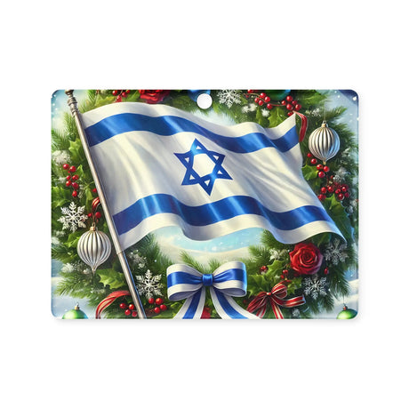 Israeli Flag Christmas Ornament The Israel Store