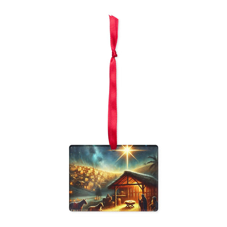 Bethlehem Nativity Scene Acrylic Ornament The Israel Store