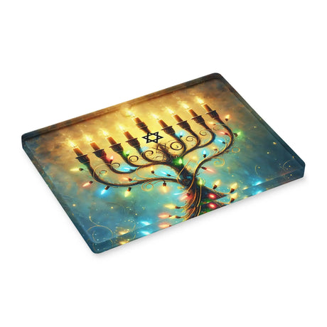 Hanukkah Menorah Acrylic Ornament The Israel Store