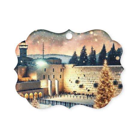 Western Wall Jerusalem Acrylic Ornament The Israel Store