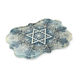 Star of David Snowflake Acrylic Ornament The Israel Store