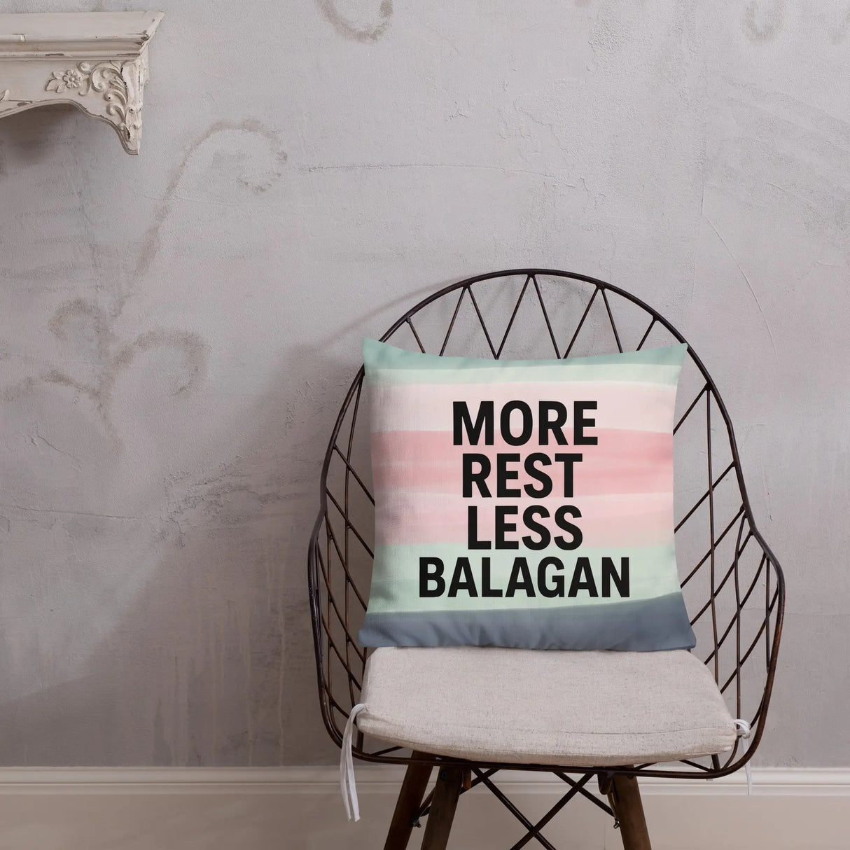 More Rest, Less Balagan Premium Pillow - Israeli Humor Meets Holy Land Comfort The Israel Store