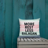 More Rest, Less Balagan Premium Pillow - Israeli Humor Meets Holy Land Comfort The Israel Store