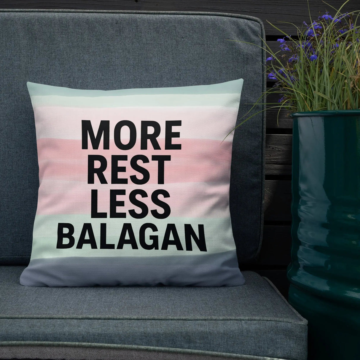 More Rest, Less Balagan Premium Pillow - Israeli Humor Meets Holy Land Comfort The Israel Store