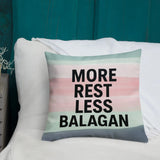 More Rest, Less Balagan Premium Pillow - Israeli Humor Meets Holy Land Comfort The Israel Store