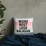 More Rest, Less Balagan Premium Pillow - Israeli Humor Meets Holy Land Comfort The Israel Store