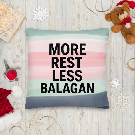 More Rest, Less Balagan Premium Pillow - Israeli Humor Meets Holy Land Comfort The Israel Store