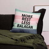 More Rest, Less Balagan Premium Pillow - Israeli Humor Meets Holy Land Comfort The Israel Store