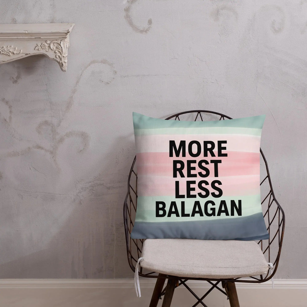 More Rest, Less Balagan Premium Pillow - Israeli Humor Meets Holy Land Comfort The Israel Store