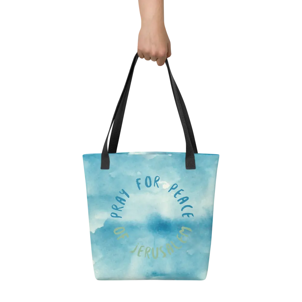 Tote Bag - Pray For Peace in Jerusalem The Israel Store