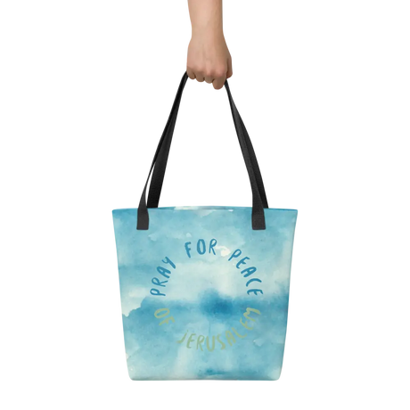 Tote Bag - Pray For Peace in Jerusalem The Israel Store