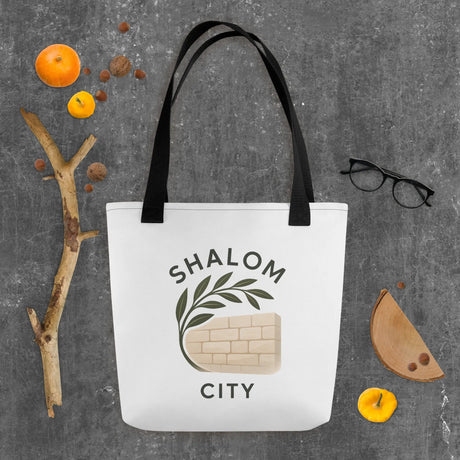 Shalom City Tote Bag The Israel Store