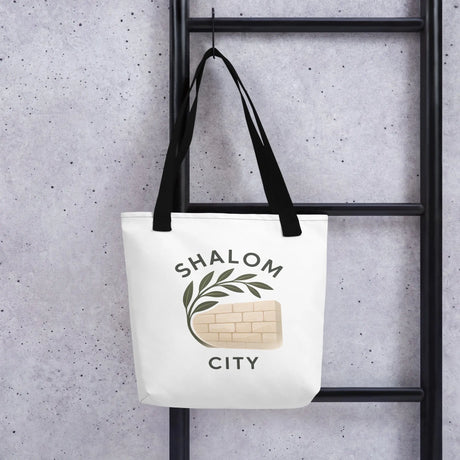 Shalom City Tote Bag The Israel Store
