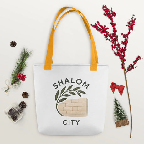 Shalom City Tote Bag The Israel Store
