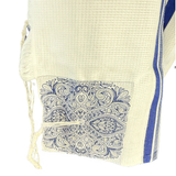 Acrylic Tallit with Blue Stripes from Israel The Israel Store
