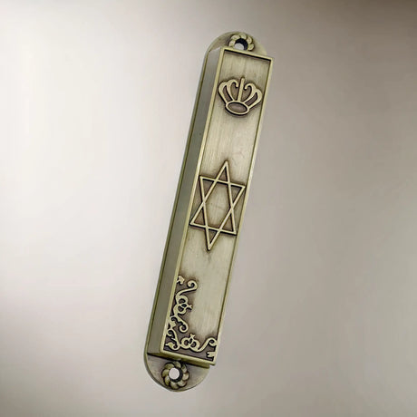 Elegant Mezuzah with Star of David The Israel Store