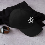 Hebrew Flag Stripe Hat - Dark Edition The Israel Store