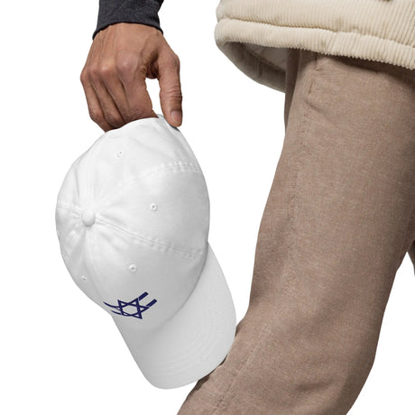 Hebrew Flag Stripe Hat The Israel Store