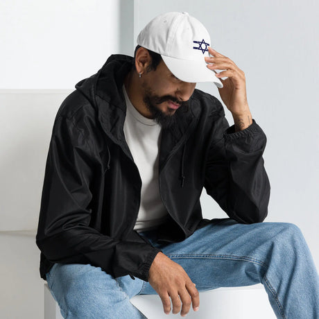 Hebrew Flag Stripe Hat The Israel Store