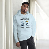 Two Lions One Cause - Iran and Israel - Unisex Hoodie The Israel Store