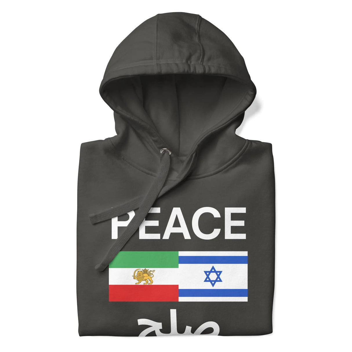 Israel Iran Peace Hoodie – PEACE | صلح Unity Sweatshirt The Israel Store