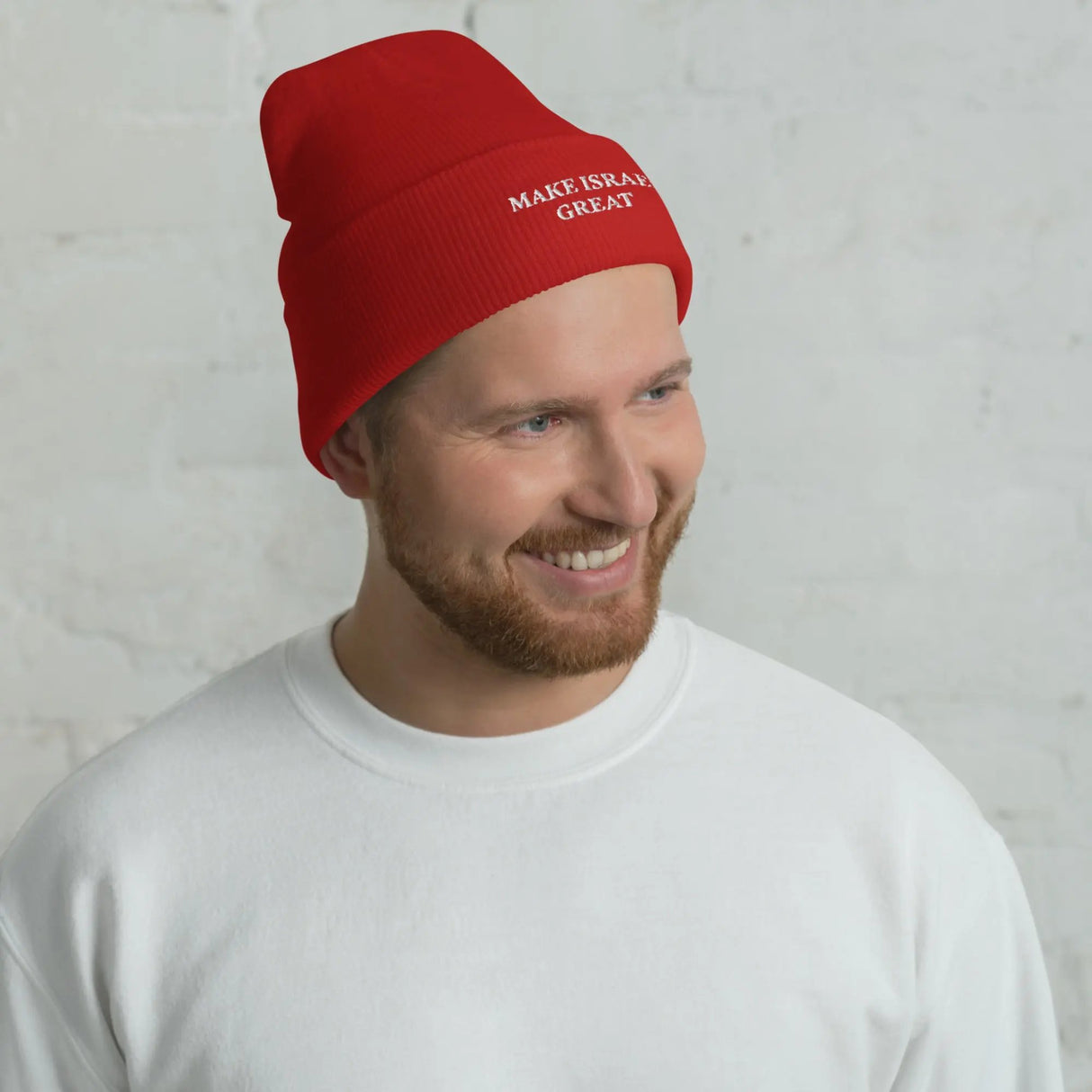 Make Israel Great Cuffed Beanie The Israel Store