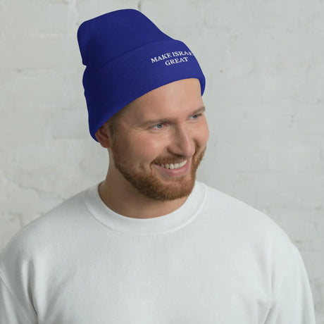 Make Israel Great Cuffed Beanie The Israel Store
