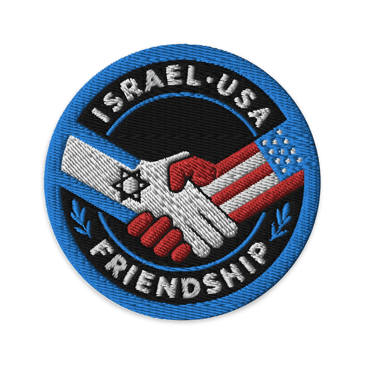 Israel-USA Friendship Embroidered Patch - Celebrating Unity The Israel Store