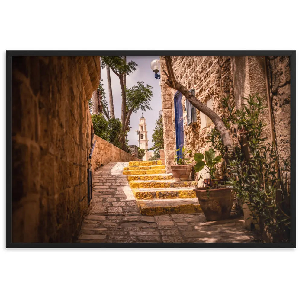 Old Jaffa - Framed Matte Paper Print The Israel Store