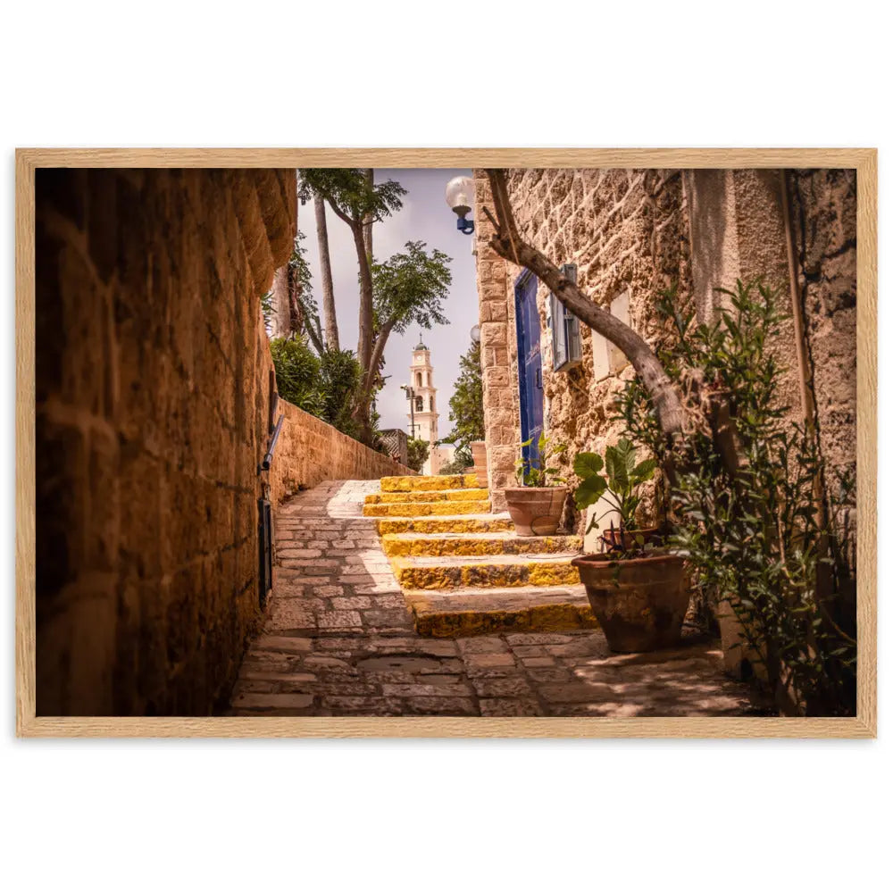 Old Jaffa - Framed Matte Paper Print The Israel Store