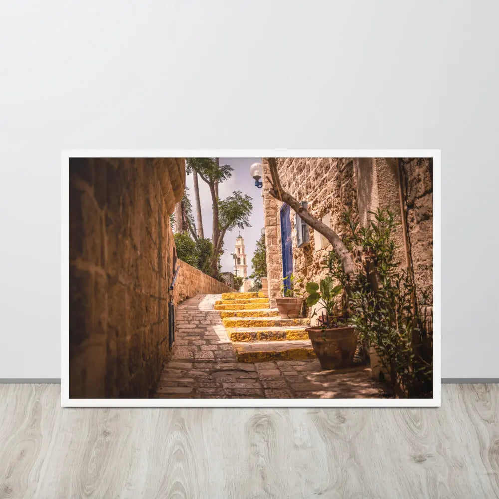 Old Jaffa - Framed Matte Paper Print The Israel Store