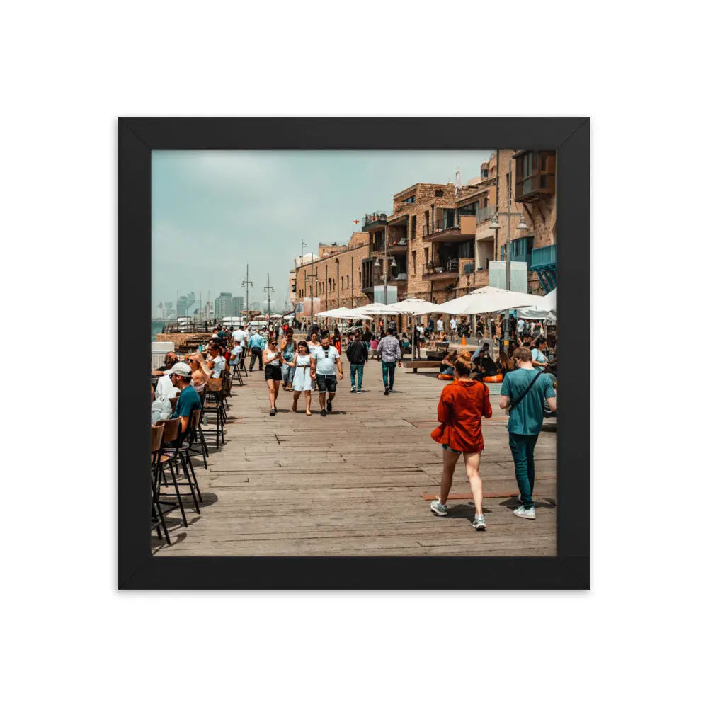 Life in Jaffa - Framed Picture The Israel Store