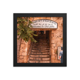 Welcome To Jaffa - Framed Picture The Israel Store