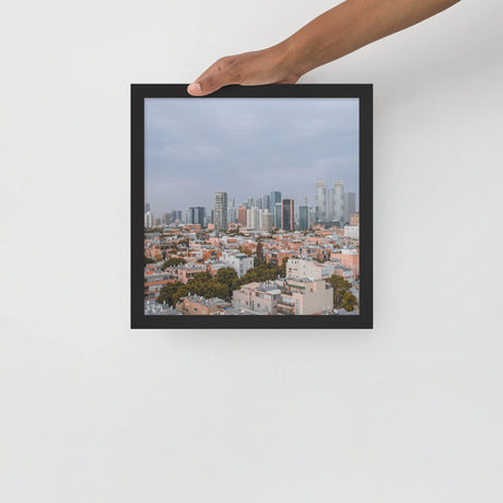 Tel Aviv Skyline - Framed Picture The Israel Store