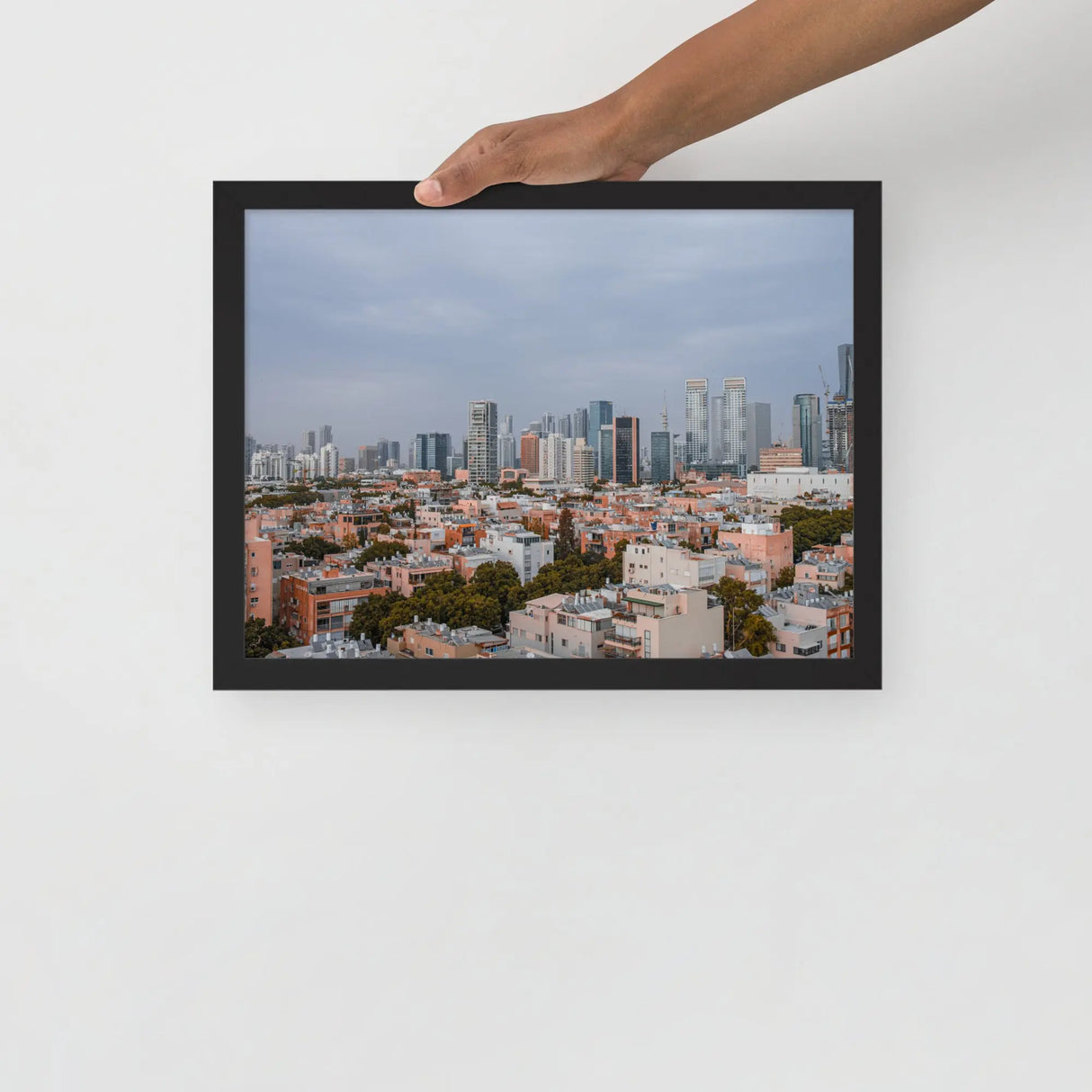 Tel Aviv Skyline - Framed Picture The Israel Store